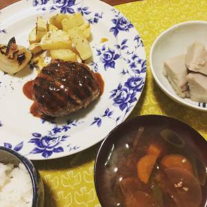 にんにくハンバーグ