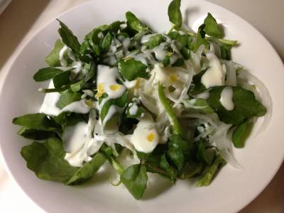 新たまねぎのふわシャキクリームサラダ