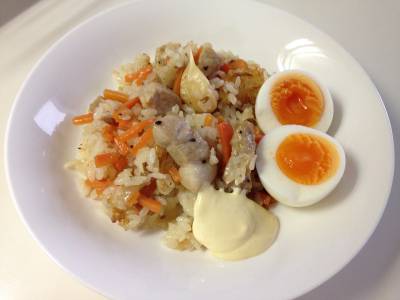 にんじんのプロフ（炊き込みご飯）