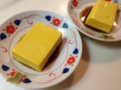 かぼちゃのごま豆腐