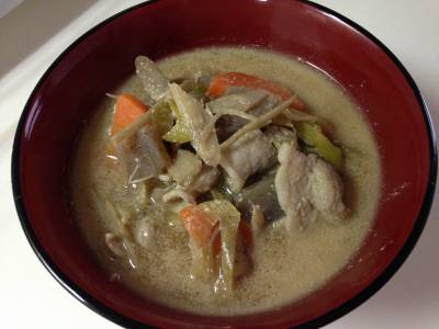 練りごまたっぷり豚汁