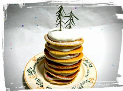 いちごのパンケーキツリー