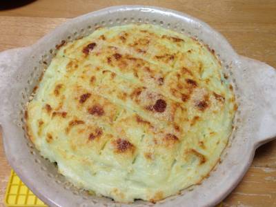 ひき肉とマッシュポテトのグラタン