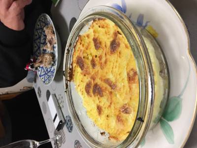 ひき肉とマッシュポテトのグラタン