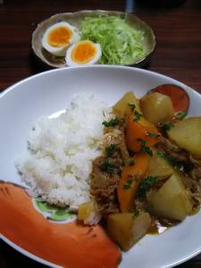 大根と牛肉のカレー