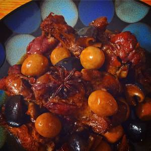 手羽元の黒酢煮