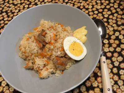 にんじんのプロフ（炊き込みご飯）