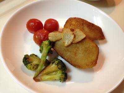 里芋ステーキ　にんにくじょうゆ風味