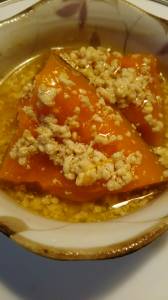 かぼちゃのそぼろ煮