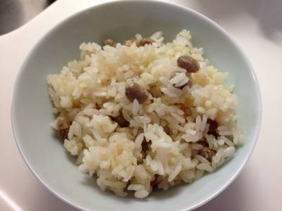 いり大豆ご飯