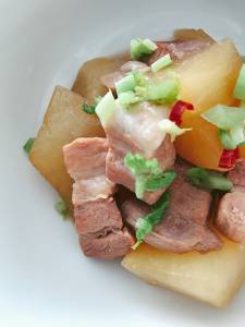 大根と豚バラ肉の南蛮煮