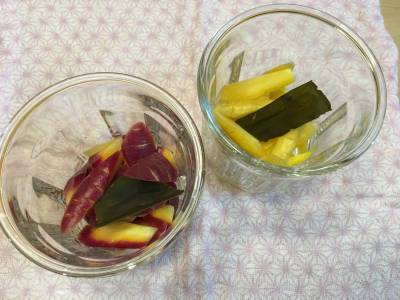 春にんじんの塩もみ