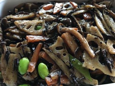 あっさりひじきの煮物