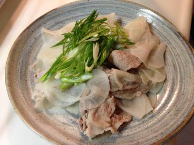 豚肉と大根の重ね蒸し