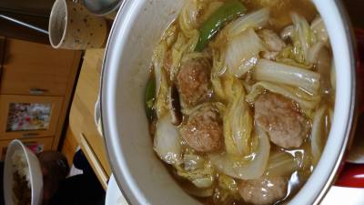豚だんごと白菜のとろとろ煮