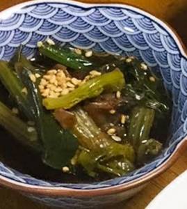 ほうれんそうの煮びたし