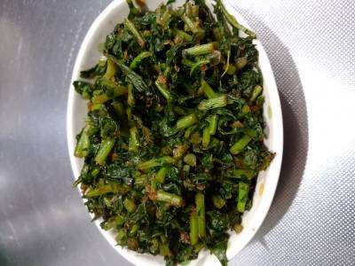 大根葉のいため