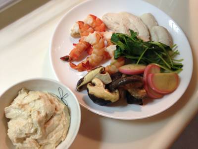 豆腐クリームのお好みあえ