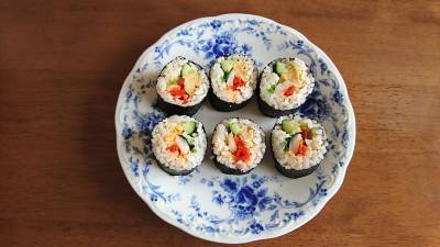 福神漬けの太巻き