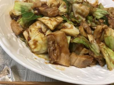 春キャベツの回鍋肉