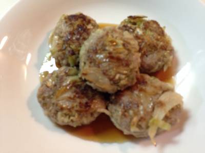 香味乳酸キャベツのつくね