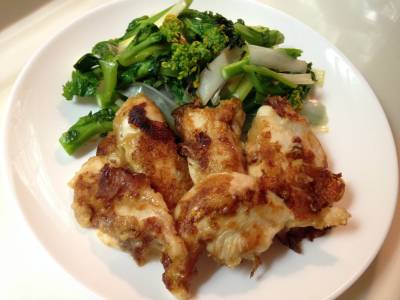 鶏むね肉のしょうが焼き