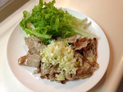 豚肉のねぎ塩焼き