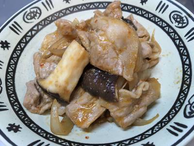 豚ときのこのホイコーロー風