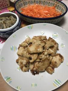鶏むね肉のしょうが焼き