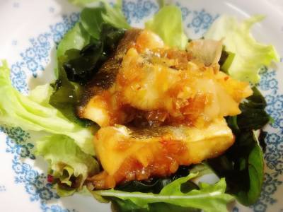 銀だらのピリ辛煮