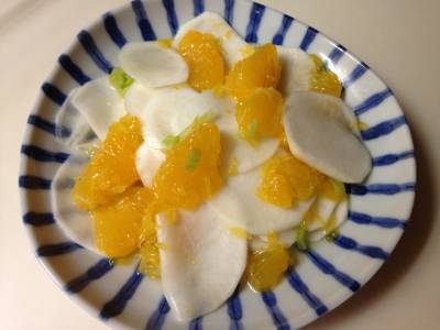 かぶとオレンジのサラダ