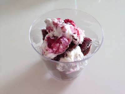 ラズベリーチョコレートケーキ