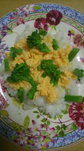 菜の花のサラダずし