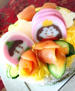 ケーキのような押しずし