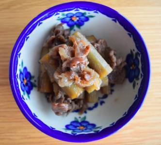 新ごぼうと牛肉のつくだ煮
