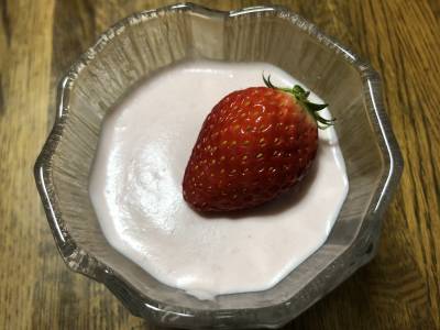 いちごのムース