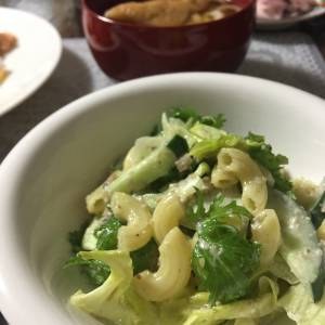 きのこペーストのおそうじサラダ