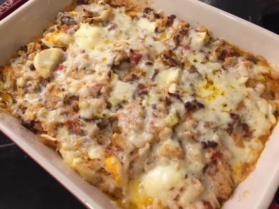 ミートソースのドリア