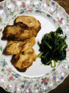 鶏むね肉のしょうが焼き