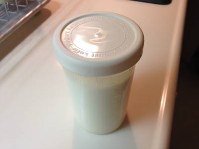 荻野さんの自家製ヨーグルト