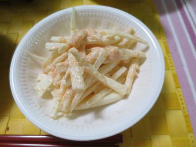 大根の明太マヨネーズサラダ