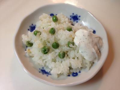 ヨーグルトの炊き込みご飯