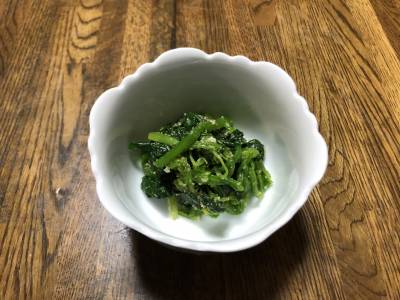 ほうれんそうのナムル