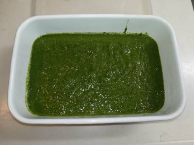 春菊と桜えびのペースト