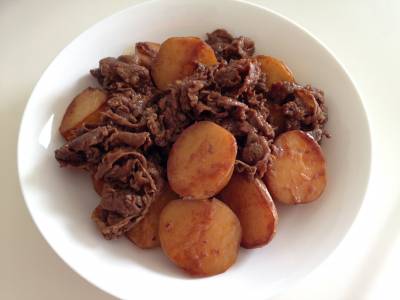 新じゃがのうま辛煮っころがし