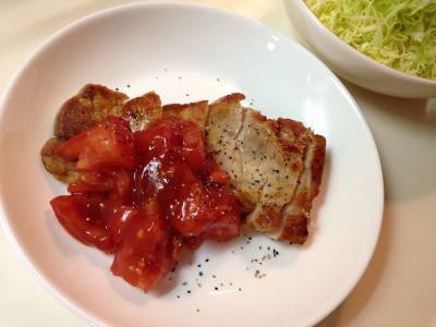 塩豚のソテー マッシュポテト添え