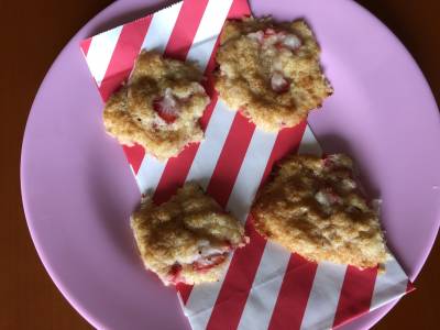 いちごの生クッキー