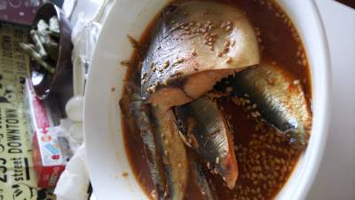 さばの韓国風煮物