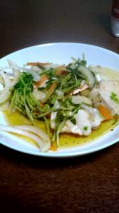 鶏むね肉のゆで南蛮漬け