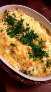 ご飯のグラタン